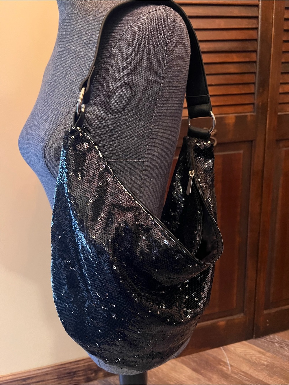 Candies Sequin Hobo Bag